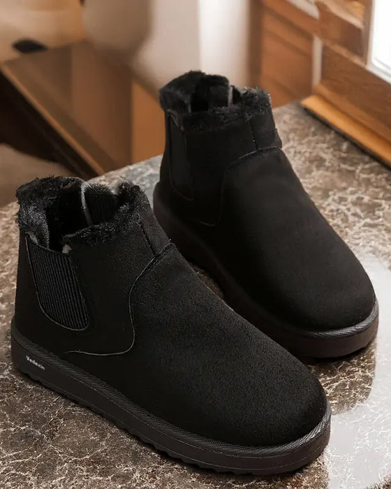 Stiefel Damen Dicke Sohle Winter Schnee