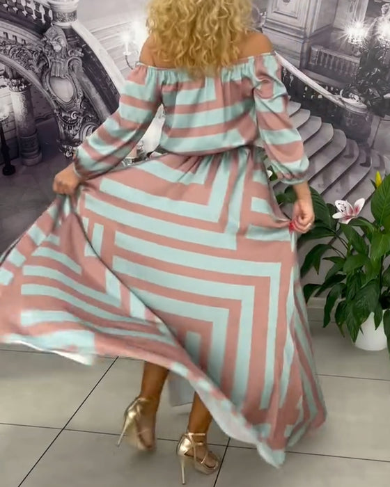 Kjole Modig og Elegant Trykt