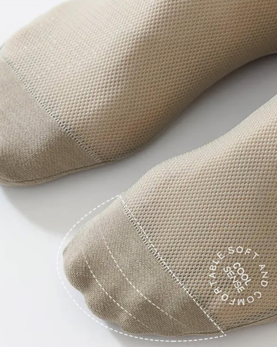 Ultradünne Linersocken rutschfest aus gekämmter Baumwolle, unsichtbare Socken