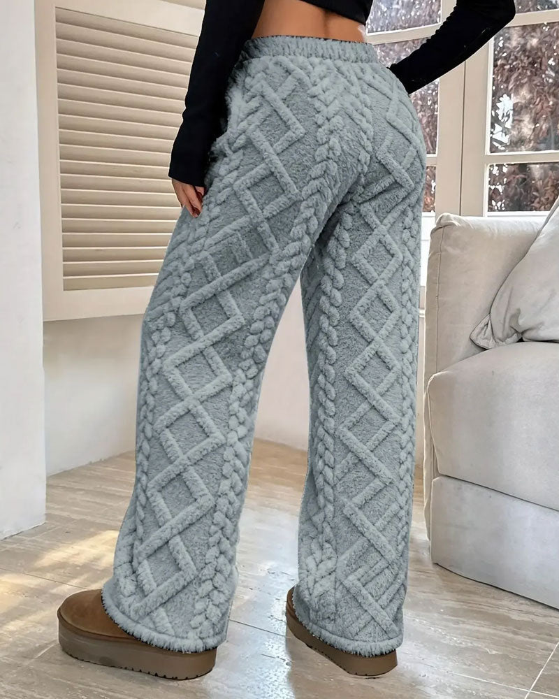 Hose Elastische Taille Kordelzug Mode