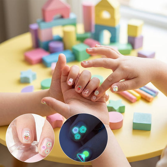 Leuchtende Nagelsticker Für Kinder