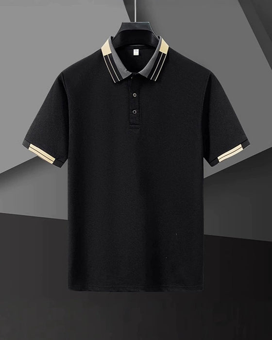 Hemd Farbblock Kurzarm Polo