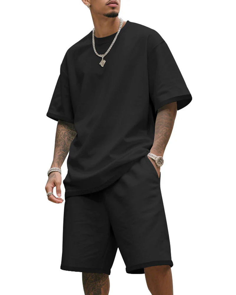 Set Kurzarm Shorts Zweiteilig
