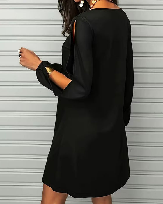 Kleid Off-shoulder Mode uni