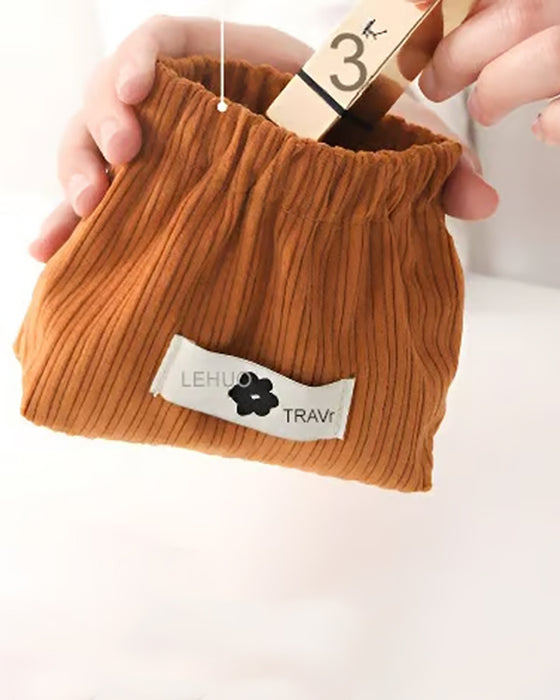 Corduroy Elastisches Haargummi Organizer