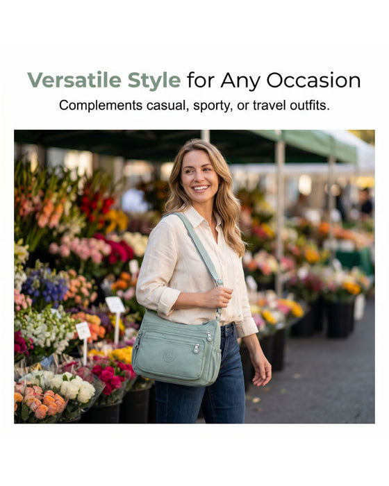 ⌛ Zeitlich Begrenztes Angebot – Leichte Wasserabweisende Crossbody Tasche 👜
