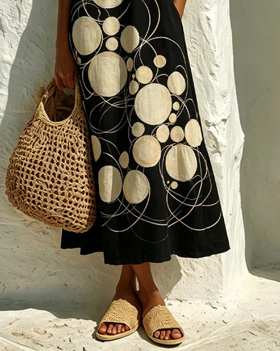 Kleid Halstuch Tupfen Schick