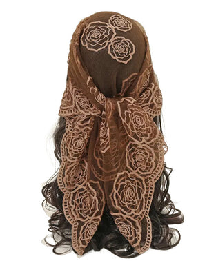 Blumen-Mesh Scallop Design Bandana