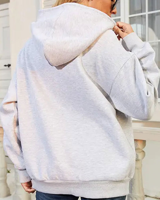 Hoodie Mit Kapuze Lässig Pullover