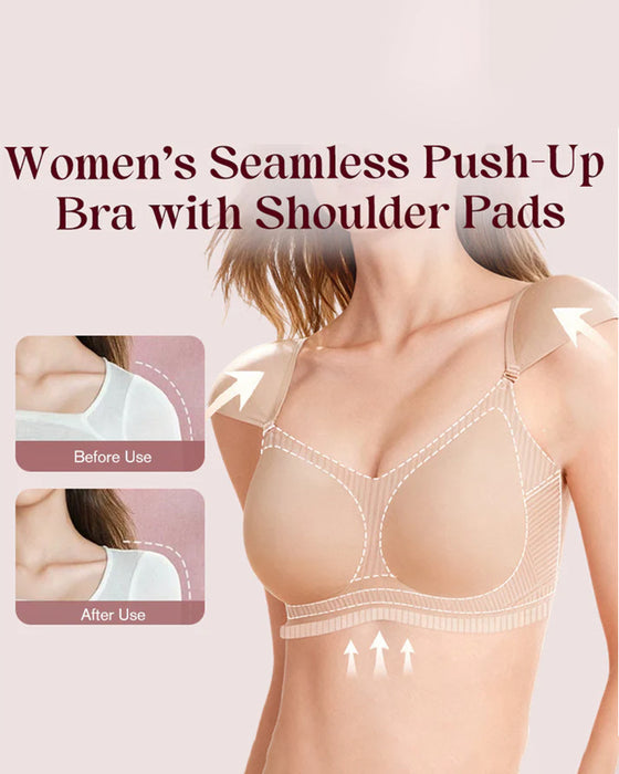 Nahtloser Push-Up-BH mit Polsterung für Damen