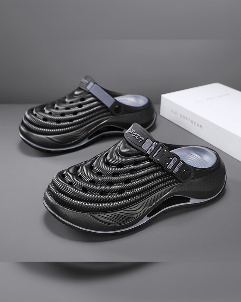 Sandalen Outdoor Dicke Sohle Rutschfest Geruchsresistent Langlebig Schnelltrocknend Weich Strand