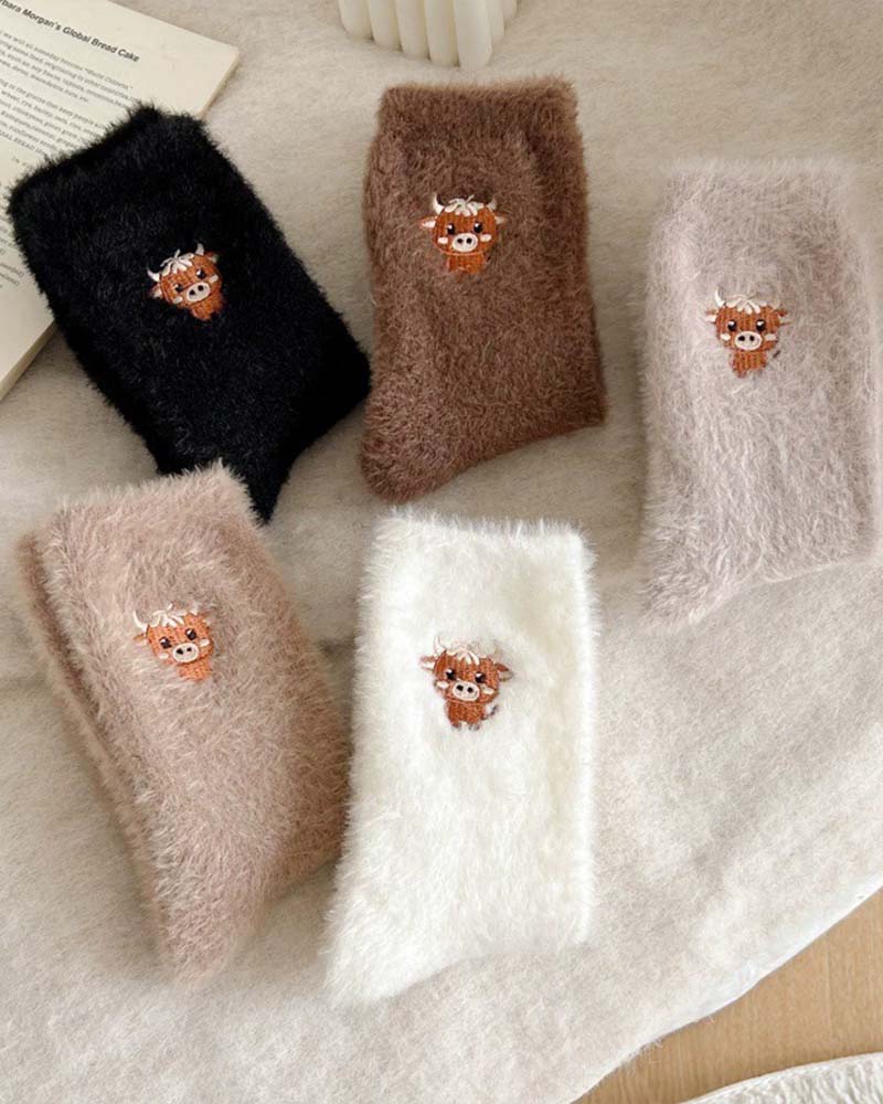 Socken Süße Kuh Hausschuhe