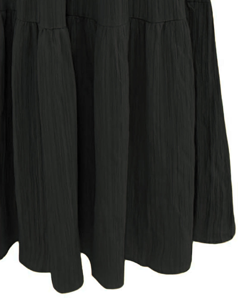 Kleid Mode Uni Halter