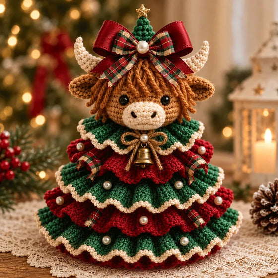 🎄 Häkel-Tiere Weihnachtsbaum DIY-Set