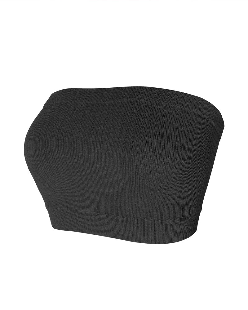 Dessous Trägerlos Einfarbig Bandeau