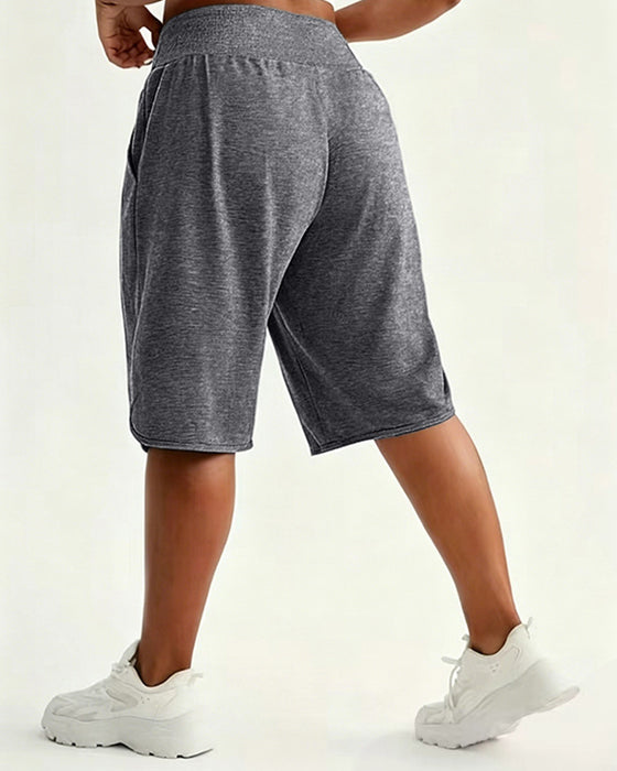 Hoch Taillierte Wide‑Leg‑Shorts