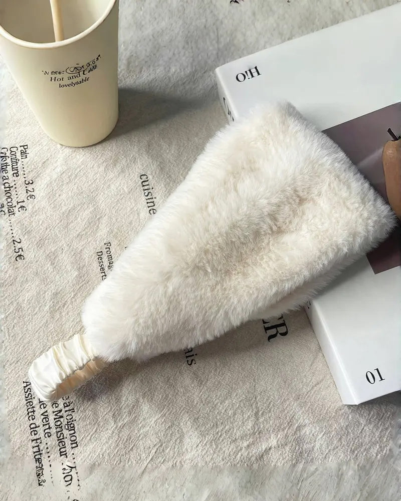 Stirnband Breiter Rand Weich Warm Winddicht Kältefest Flauschig
