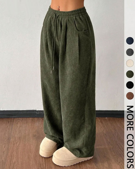 Hose Kordelzug Cord Lang