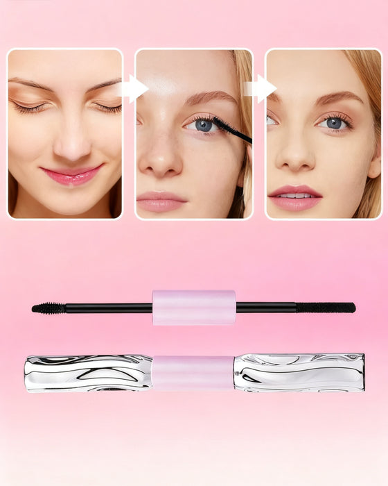🔥 2-in-1 Langanhaltende Volumen- und Curl-Mascara