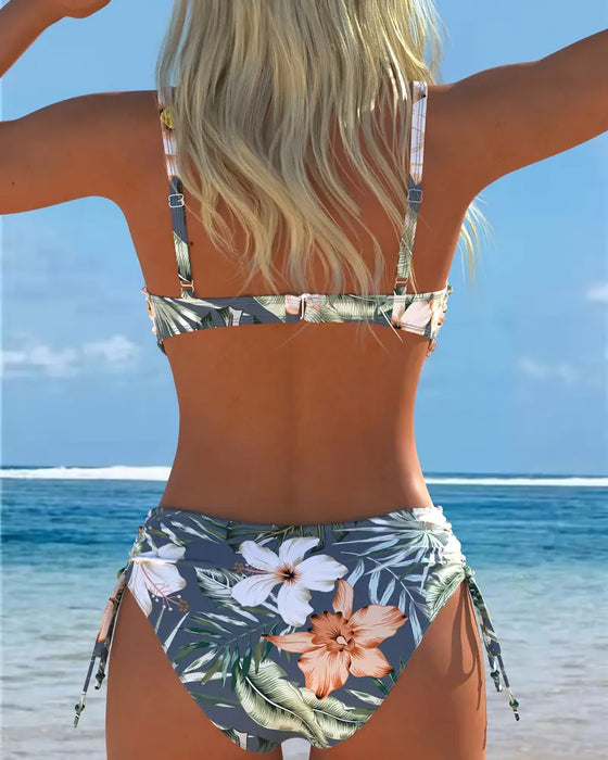 Zweiteiliger Bikini Mit Print – Stylisch