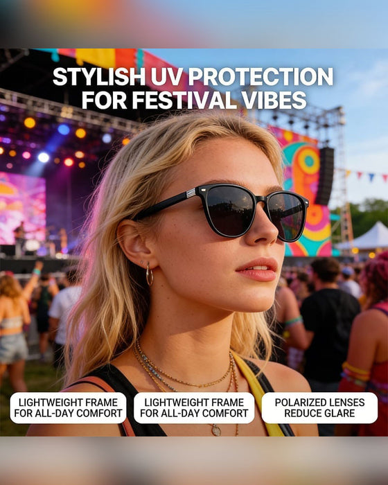 Sonnenbrille Großer Stil Polarisiert