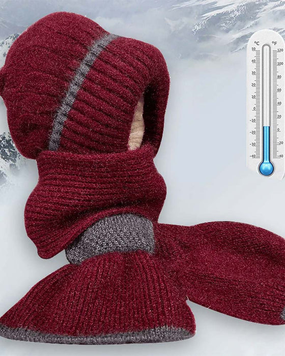 Damen Winddichte Mütze Mit Ohrenschutz