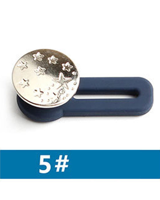 Federbelasteter Metall-Taillenverlängerungs-Knopf Für Jeans