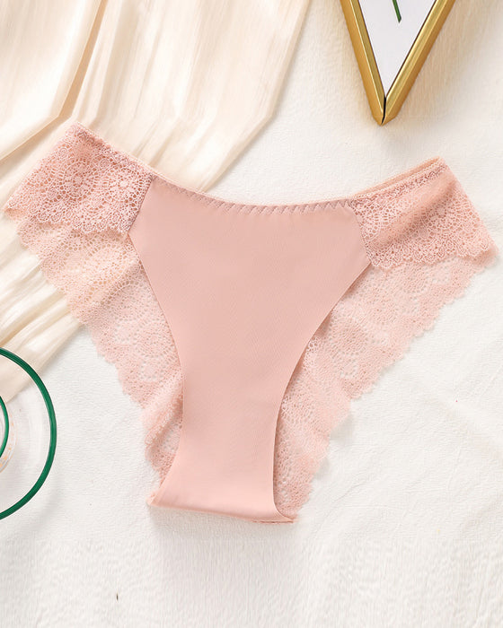 Damen-Unterwäscheset Mit Kontrastspitze