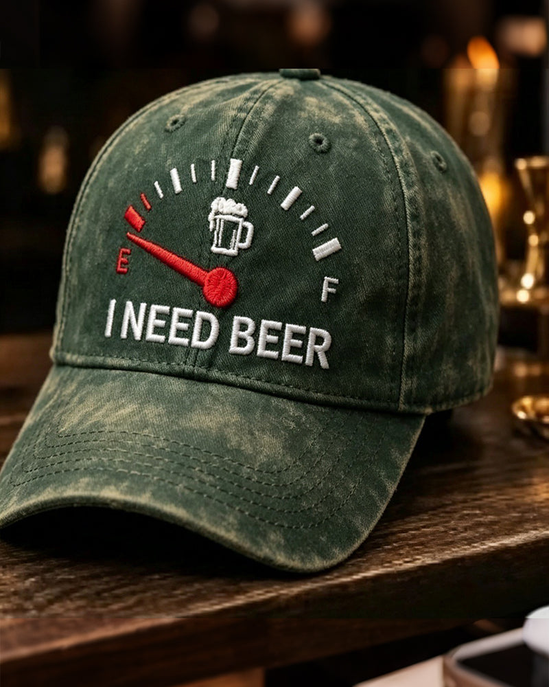 Dashboard Bier Bestickte Baseball Kappe