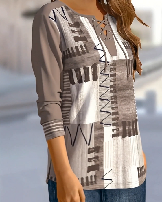 Top stylisches Kreuzband Karoprint