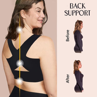 Push-up Büstenhalter mit Rückenstütze & Nahtlos