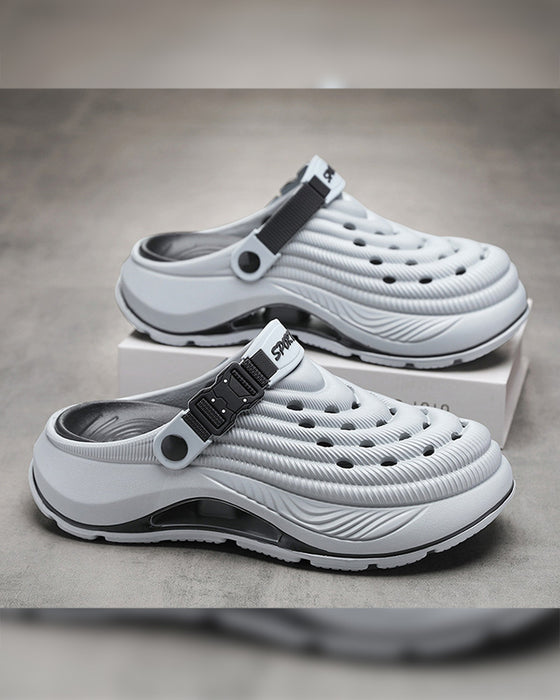 Sandalen Outdoor Dicke Sohle Rutschfest Geruchsresistent Langlebig Schnelltrocknend Weich Strand