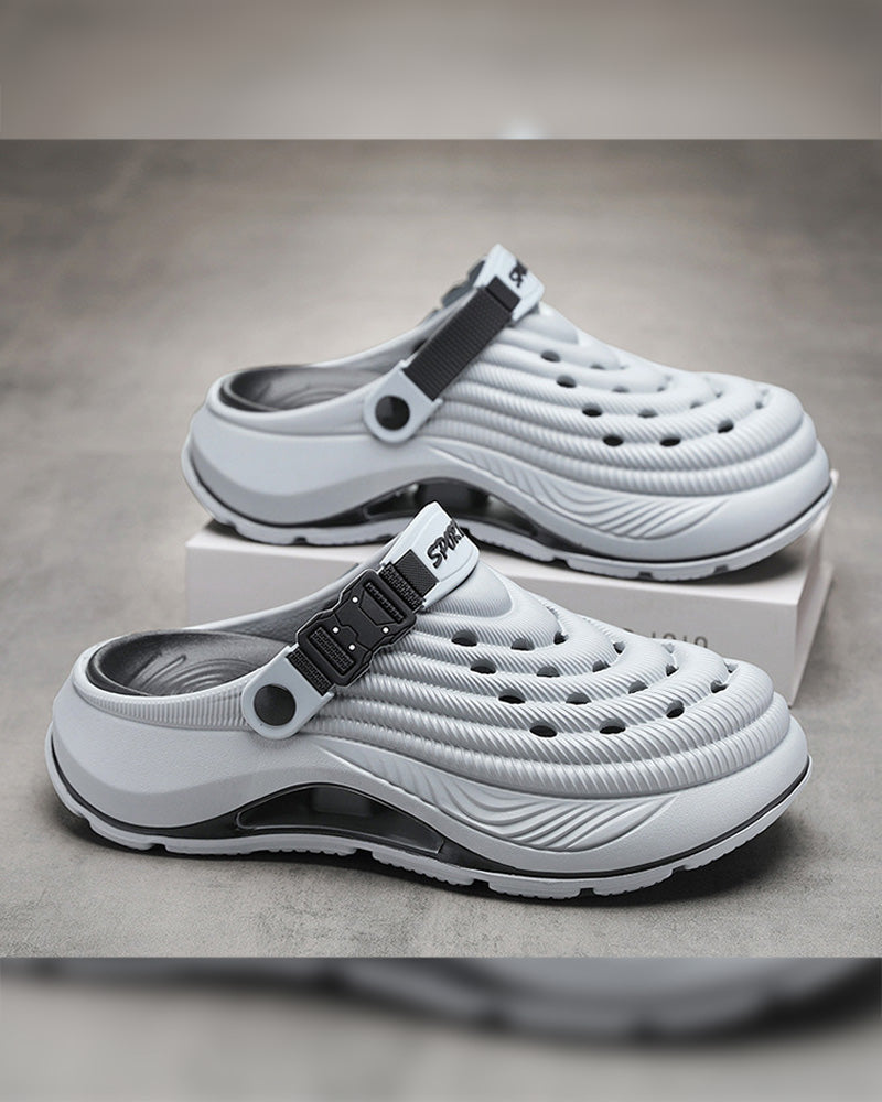 Sandalen Outdoor Dicke Sohle Rutschfest Geruchsresistent Langlebig Schnelltrocknend Weich Strand