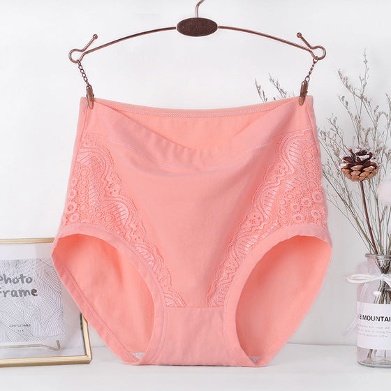 Slip Plus Größe Hohe Taille Auslaufsicher Baumwolle