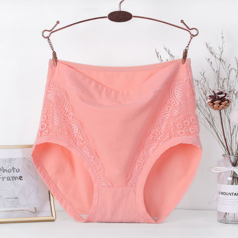 Slip Plus Größe Hohe Taille Auslaufsicher Baumwolle