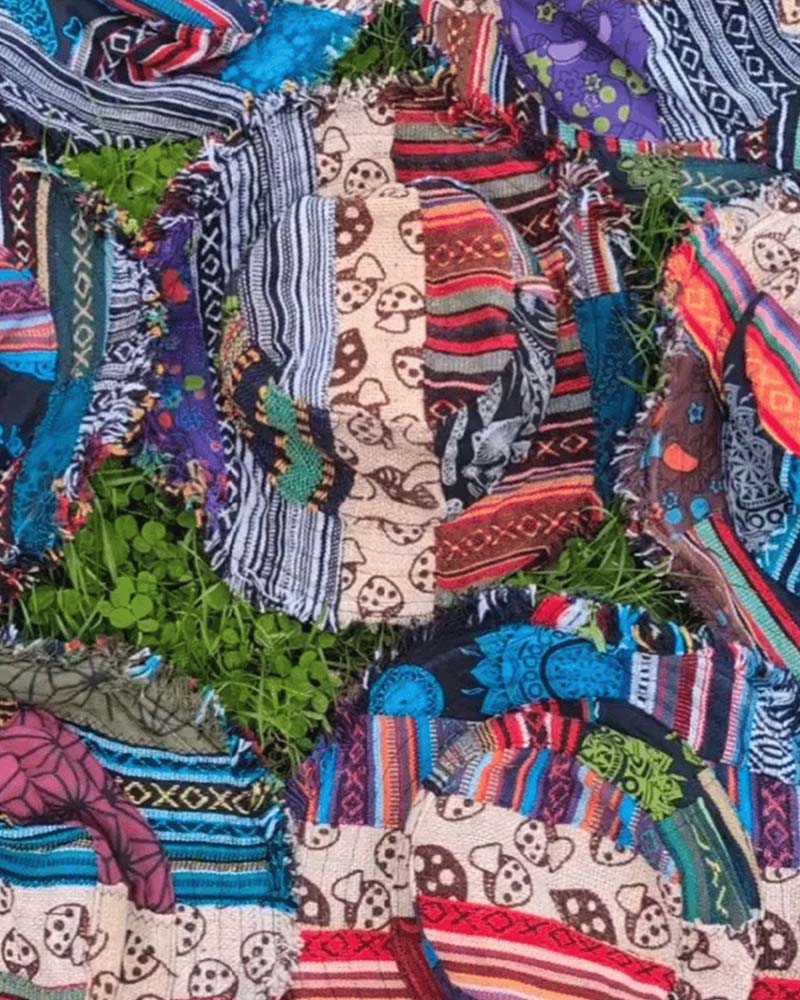 Hut Patchwork Bunt Eimer