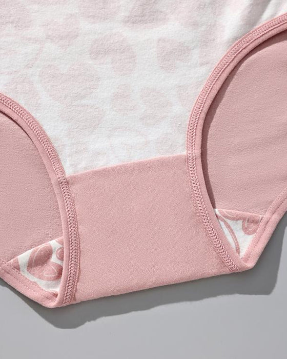Slip Damen Niedlich Liebe Druck Weich Atmungsaktiv