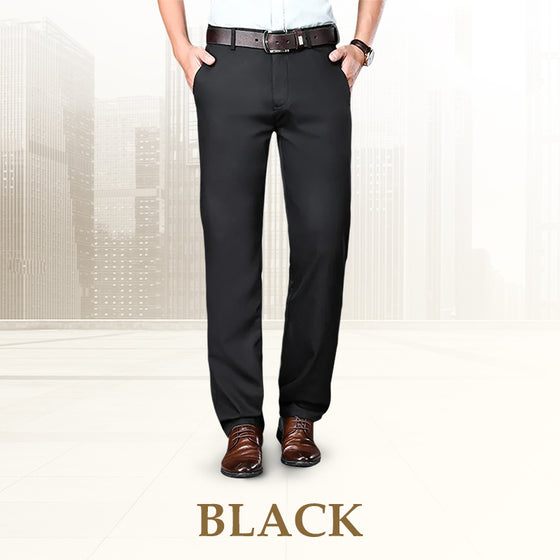 Herrenhose mit hoher Dehnbarkeit in Straight Fit