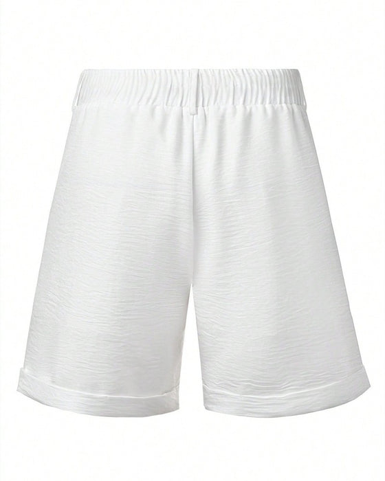 Herren-Shorts Lässig Einfarbig