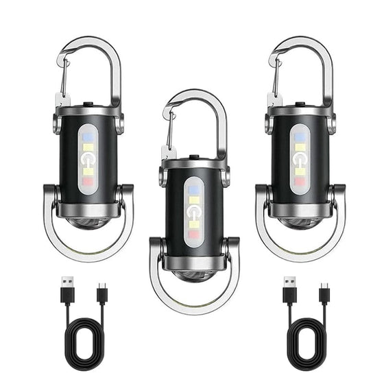 Wiederaufladbare Mini-Taschenlampe Schlüsselanhänger