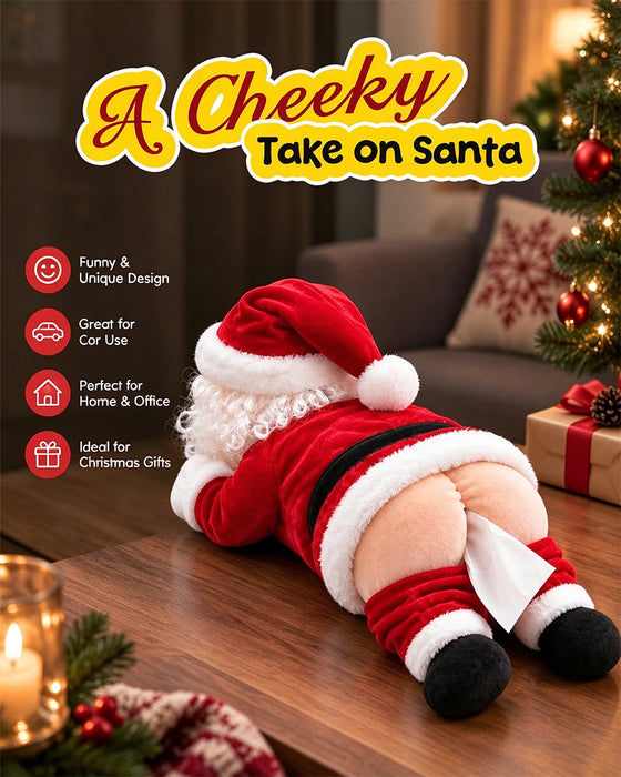 🎅😂 Lustiger Taschentuchbox-Bezug im Weihnachtsmann-Design