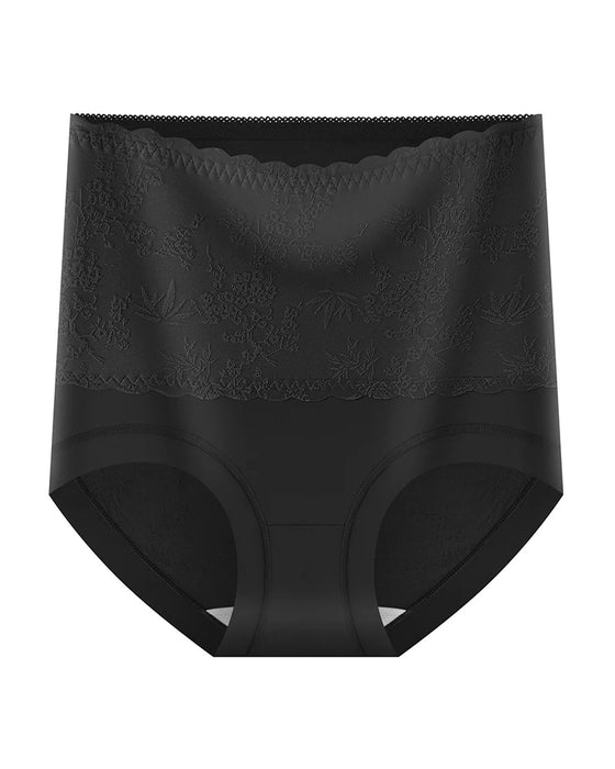 Hose chinesischer Stil hohe Taille geprägt Bauchkontrolle