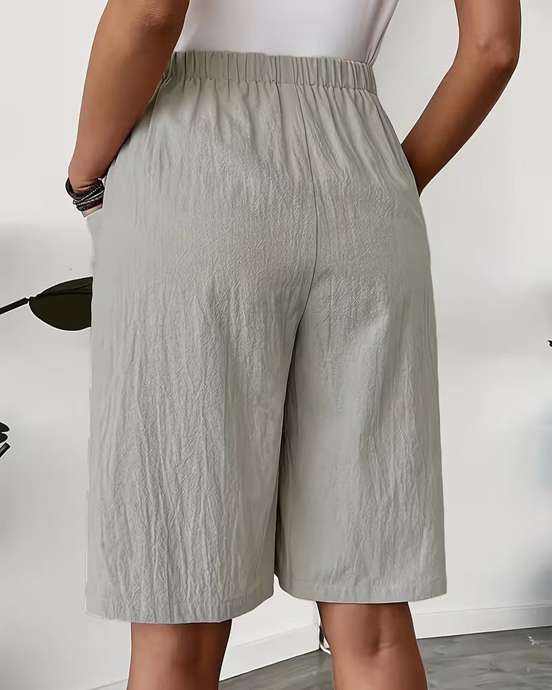 Shorts 100% Baumwolle Lässig Tasche Design