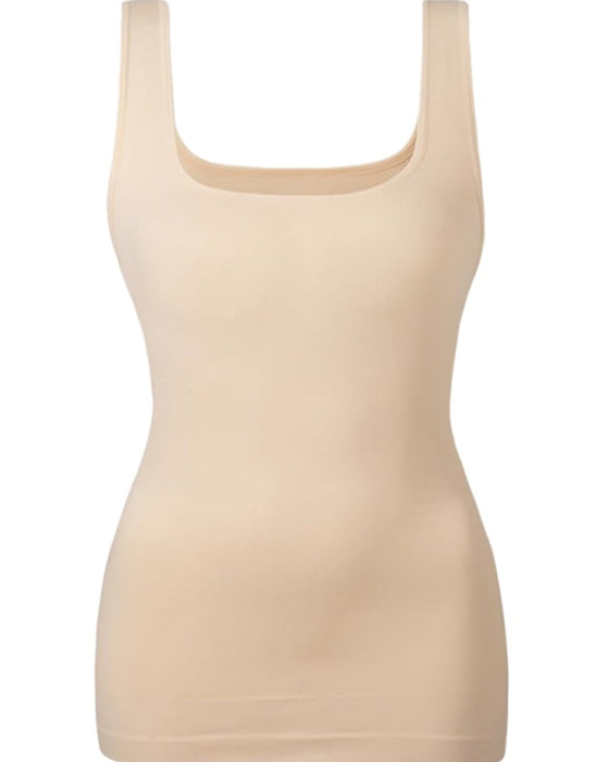 Tanktop Einfarbig Bauchkontrolle Formend Midi