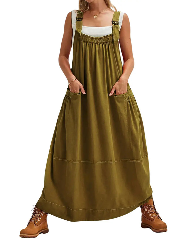 Kleid Loose Fit A-Linie Pullover