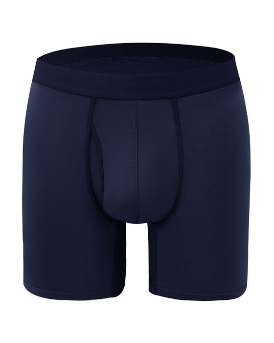 Herren Einfarbig Bambusfaser Dehnbare Boxershorts, Atmungsaktive Bequeme Unterwäsche Für Den Täglichen Gebrauch, Lässige Herren Unterwäsche Für Alle Jahreszeiten