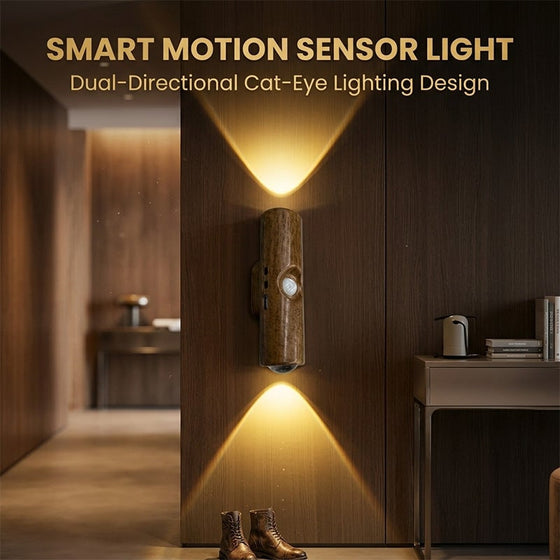 Doppelkopf Katzenauge Sensor Wandlampe