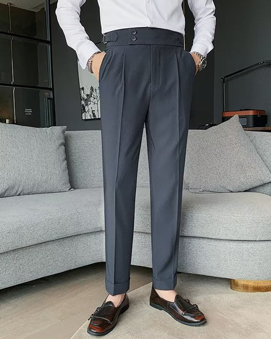 Herren Hose Tasche Einfarbig Lässig Kleid