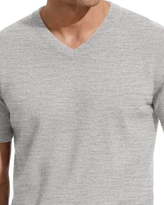 Pullover Mini V-Ausschnitt Lässig Einfarbig
