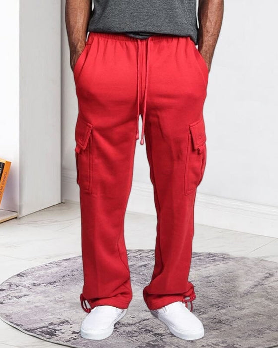 Hose Herren Gerade Cargo Hose